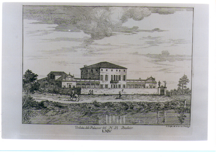 VEDUTA DEL PALAZZO BADOER (stampa) di Costa Giovanni Francesco (sec. XVIII)