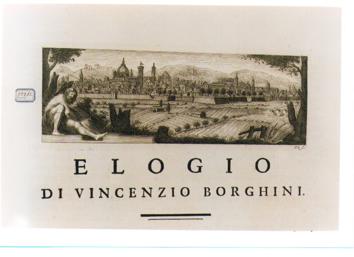 VEDUTA DI FIRENZE (stampa) di Allegrini Francesco (sec. XVIII)