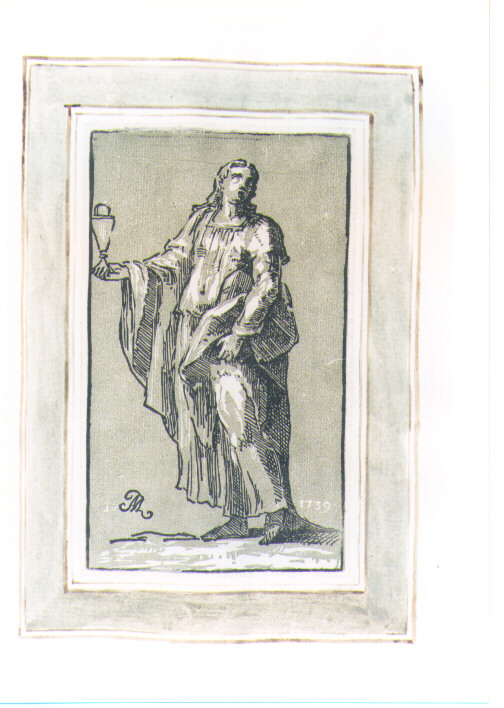 SAN GIOVANNI EVANGELISTA (stampa a colori) di Zanetti Anton Maria (sec. XVIII)