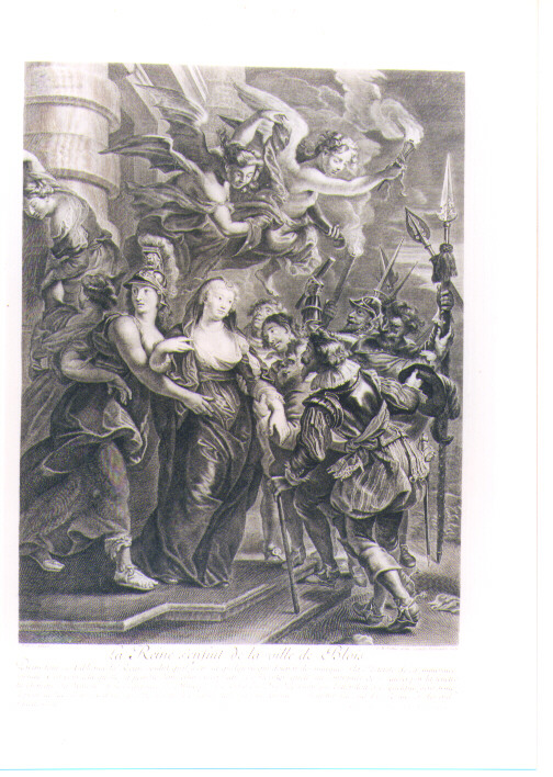 MARIA DEI MEDICI SI RIFUGIA A BLOIS (stampa) di Rubens Pieter Paul, Vermeulen Cornelis, Nattier Jean Marc (sec. XVIII)
