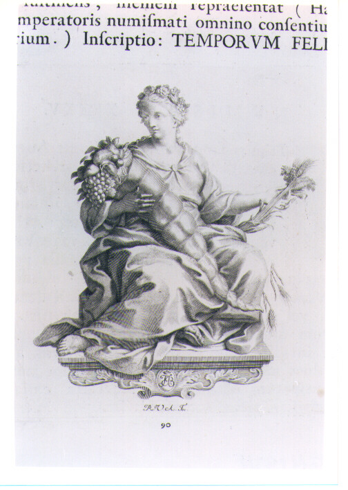 ALLEGORIA DELL'ABBONDANZA (stampa) di Van Audenaerde Robert (sec. XVIII)