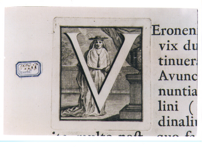 CAPOLETTERA V CON CARDINALE (stampa) di Van Audenaerde Robert (sec. XVIII)