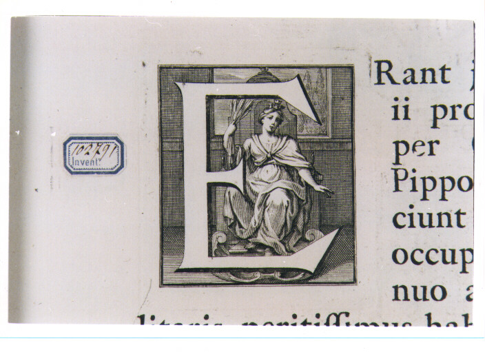 CAPOLETTERA E CON ALLEGORIA DI CITTA' (stampa) di Van Audenaerde Robert (sec. XVIII)