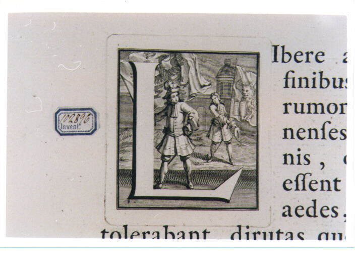 CAPOLETTERA L CON PORTABANDIERA (stampa) di Van Audenaerde Robert (sec. XVIII)