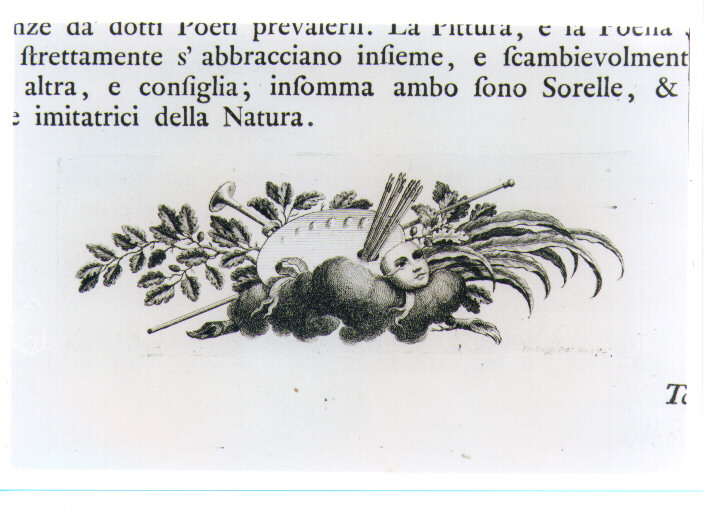 ELEMENTO DECORATIVO (stampa) di Panfili Pio (sec. XVIII)