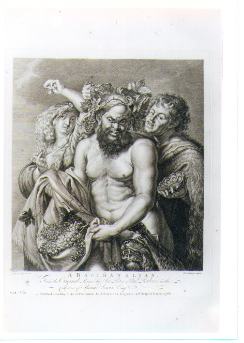 BACCANALE (stampa) di Rubens Pieter Paul, Faucci Carlo, Cipriani Giovanni Battista (sec. XVIII)