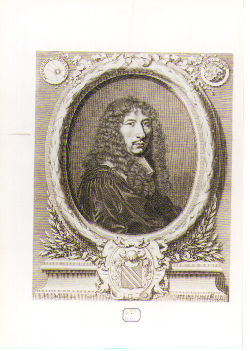 ritratto d'uomo (stampa controfondata smarginata) di Thurneysser Johann Jacob I, Mignard Nicolas (sec. XVII)