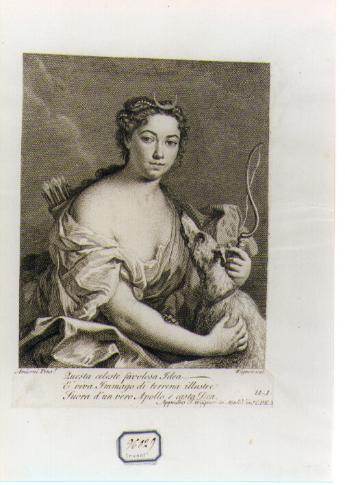 DIANA (stampa) di Amigoni Jacopo, Wagner Joseph (sec. XVIII)