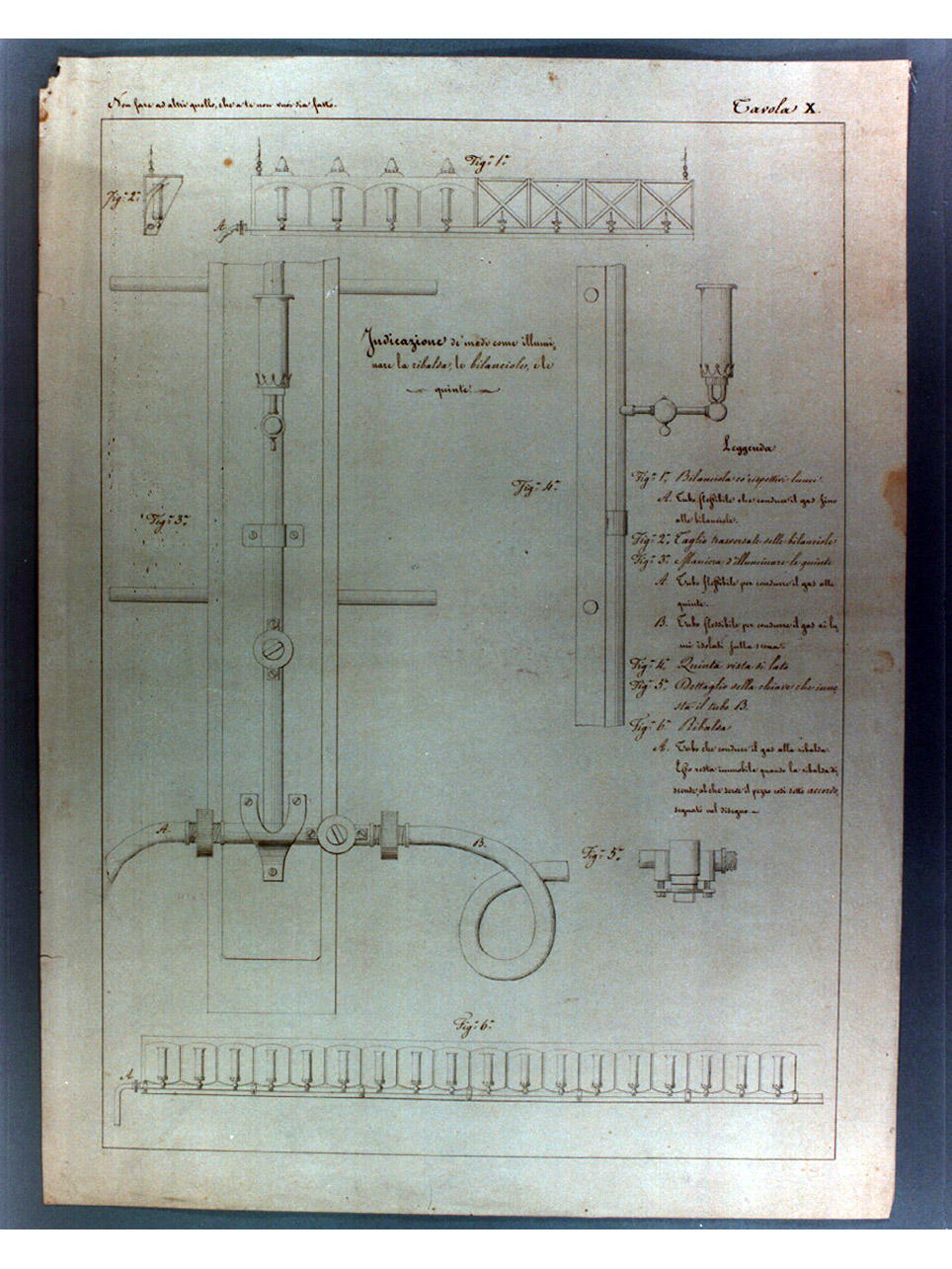 pianta del teatro del fondo (disegno, elemento d'insieme) di Niccolini Antonio, Del Giudice Francesco (sec. XIX)