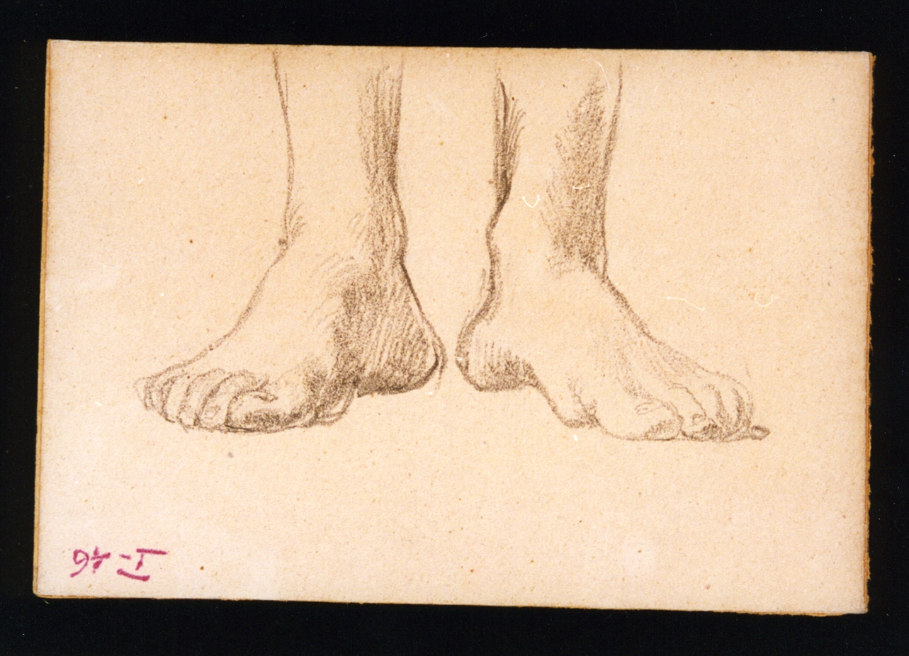 studio di piedi (disegno) di Vetri Paolo (fine/inizio secc. XIX/ XX)