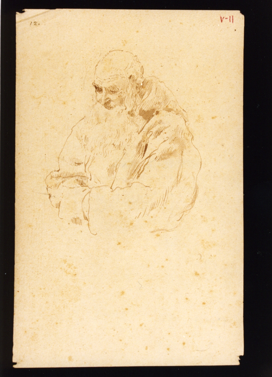 monaco (disegno) di Vetri Paolo (sec. XIX)