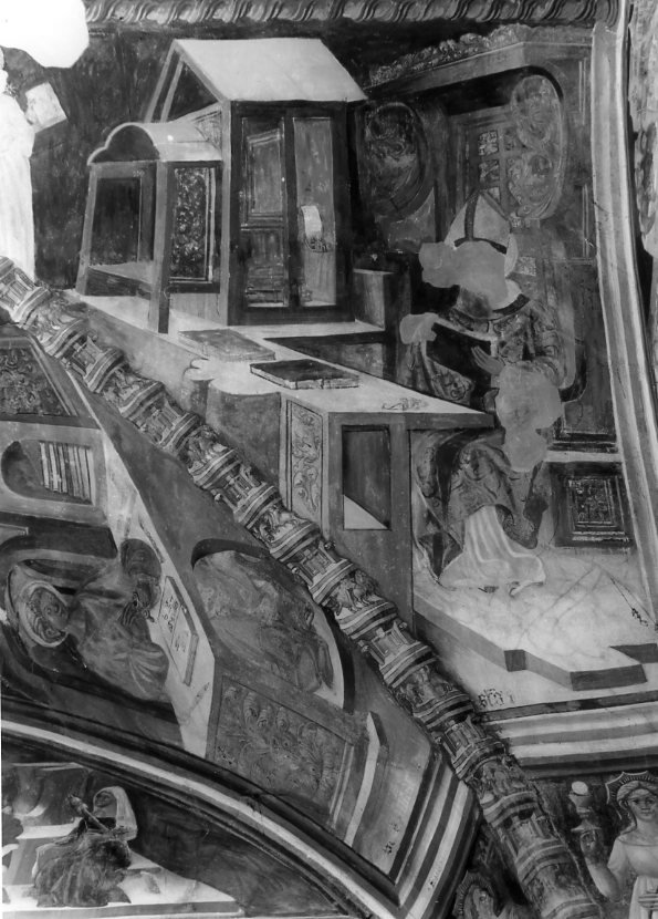 Dottore della Chiesa (dipinto) - ambito campano (prima metà sec. XV)