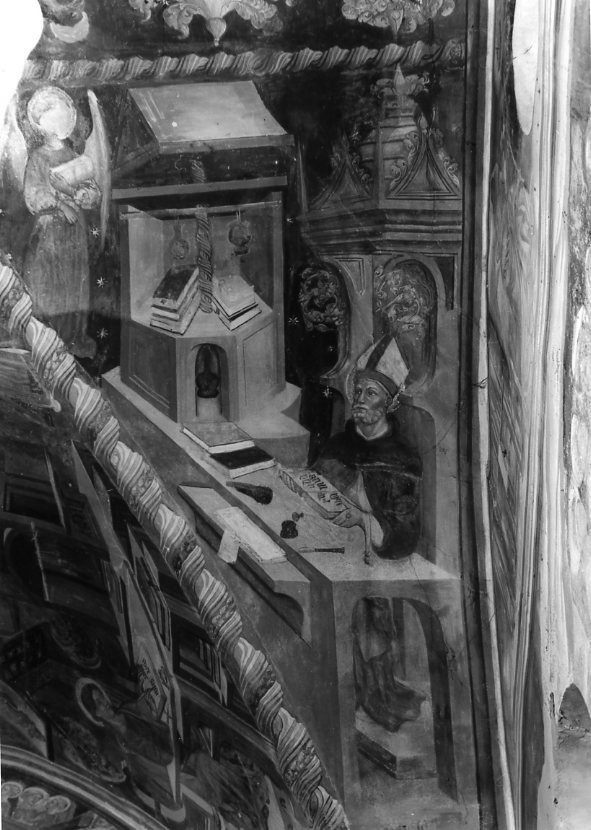 Dottore della Chiesa (dipinto) - ambito campano (prima metà sec. XV)