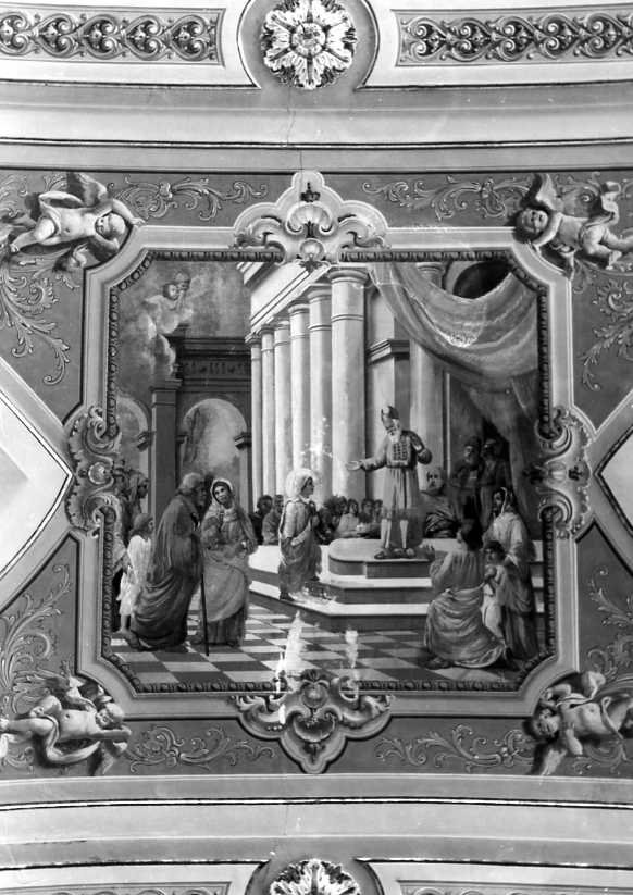 presentazione di Gesù al tempio (dipinto, complesso decorativo) - ambito campano (prima metà sec. XX)