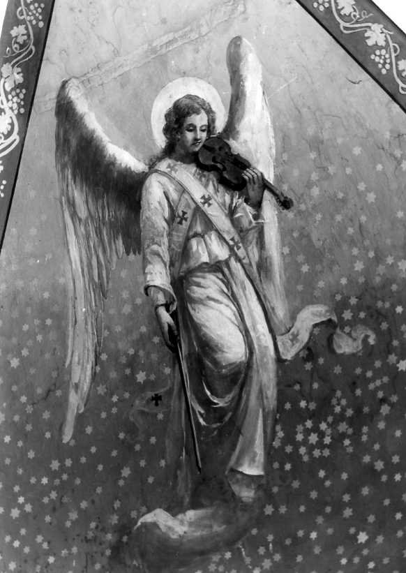 angeli adoranti (dipinto, complesso decorativo) - ambito campano (prima metà sec. XX)