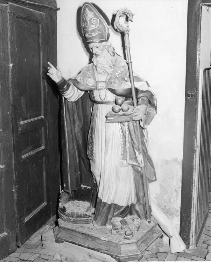 San Nicola di Bari (statua) - bottega campana (sec. XVII)