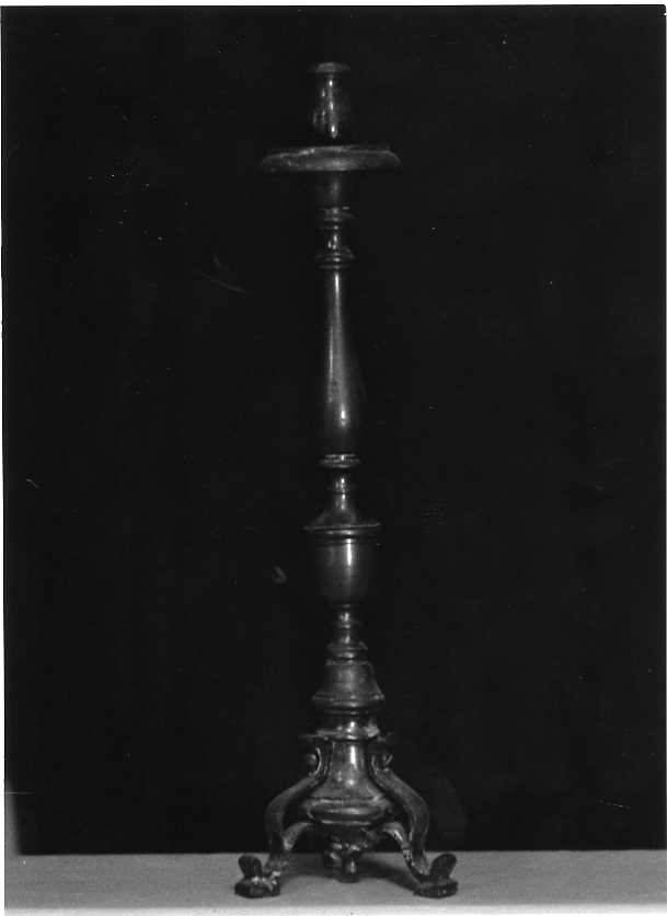 candelabro, serie - bottega campana (seconda metà sec. XIX)