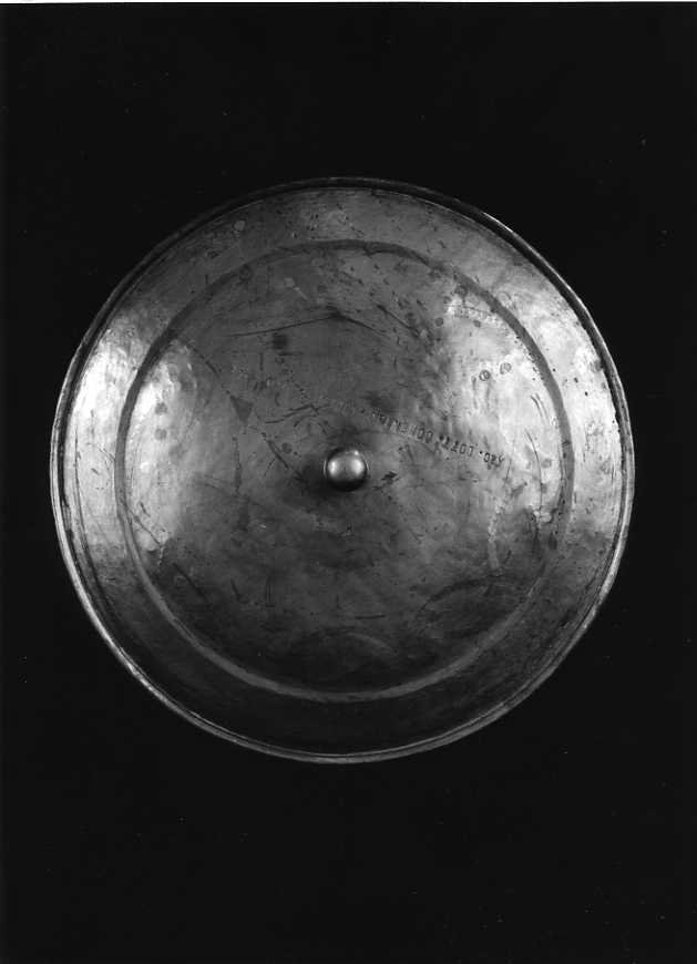 coperchio del fonte battesimale - bottega campana (sec. XX)