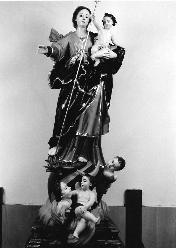 Madonna Immacolata (gruppo scultoreo) - bottega campana (sec. XIX)