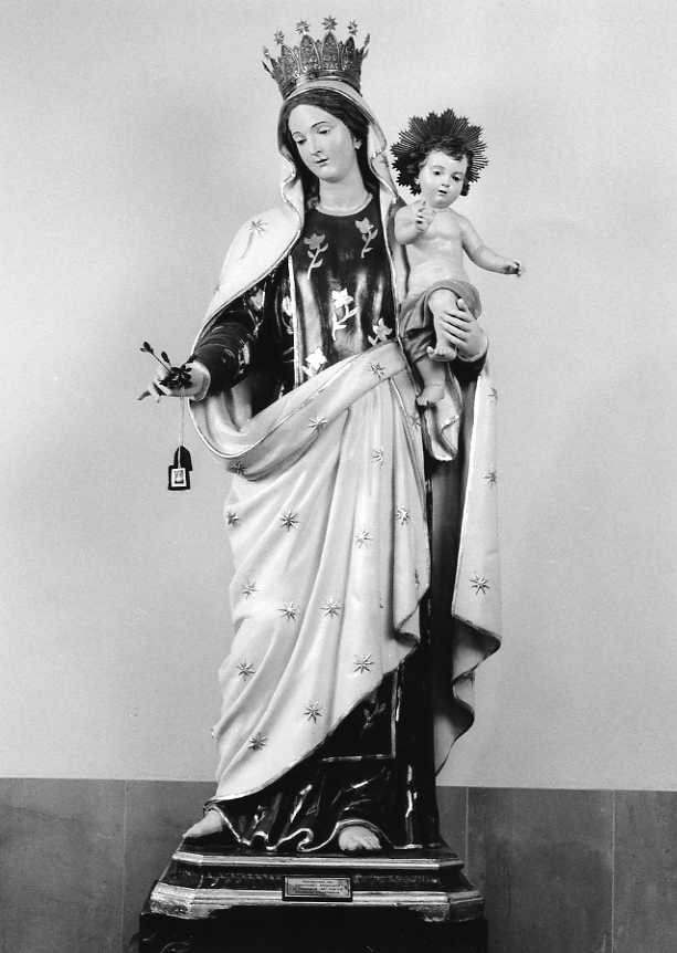 Madonna del Carmelo (statua) - bottega campana (fine sec. XIX)