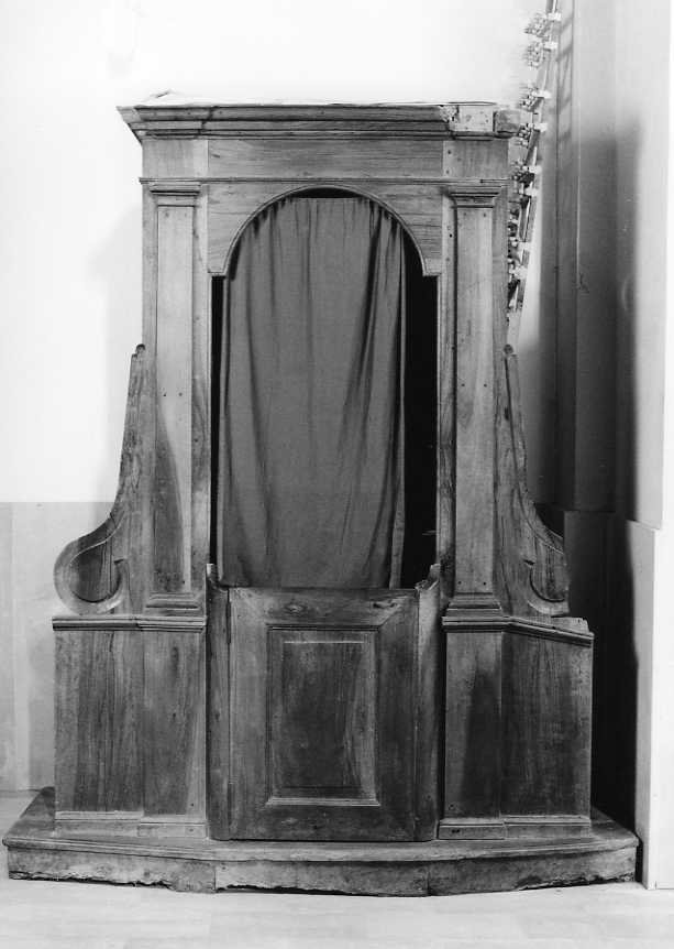 confessionale - bottega campana (secc. XVIII/ XIX)