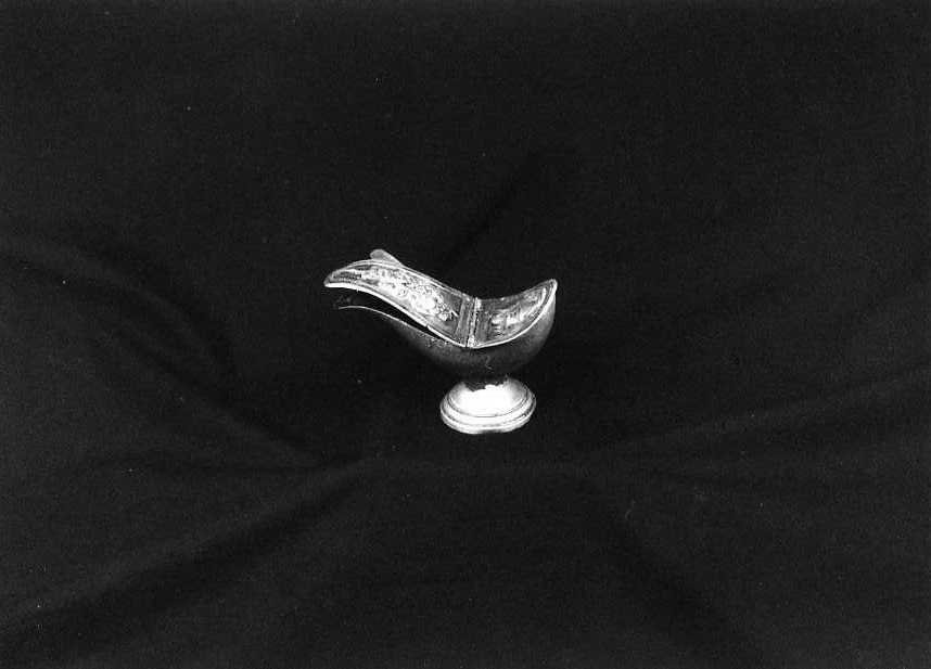 navicella portaincenso - a galeone - bottega campana (fine sec. XIX)