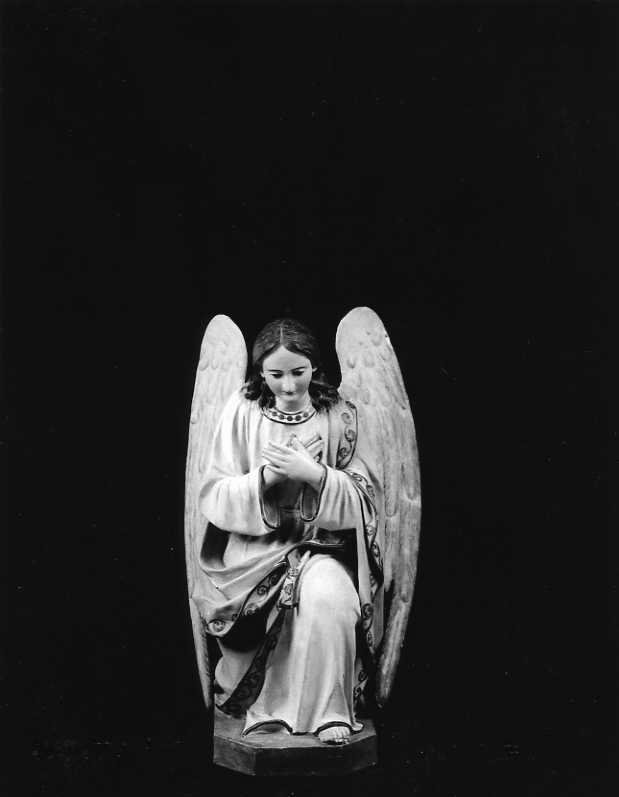 angelo orante (statua, serie) - bottega campana (fine sec. XIX)