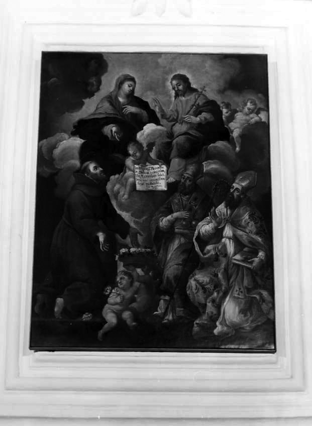 Maria Vergine e Santi (dipinto) - ambito campano (sec. XVIII)