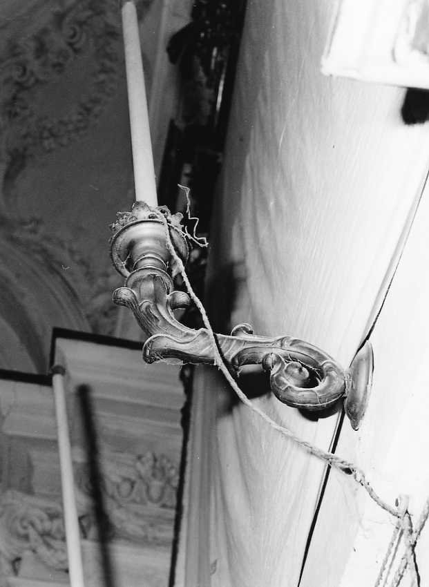 candeliere da parete - bottega campana (sec. XVIII)