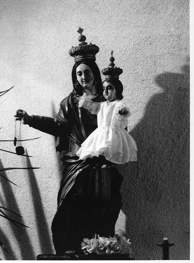 Madonna con Bambino (statua) - bottega campana (inizio sec. XIX)