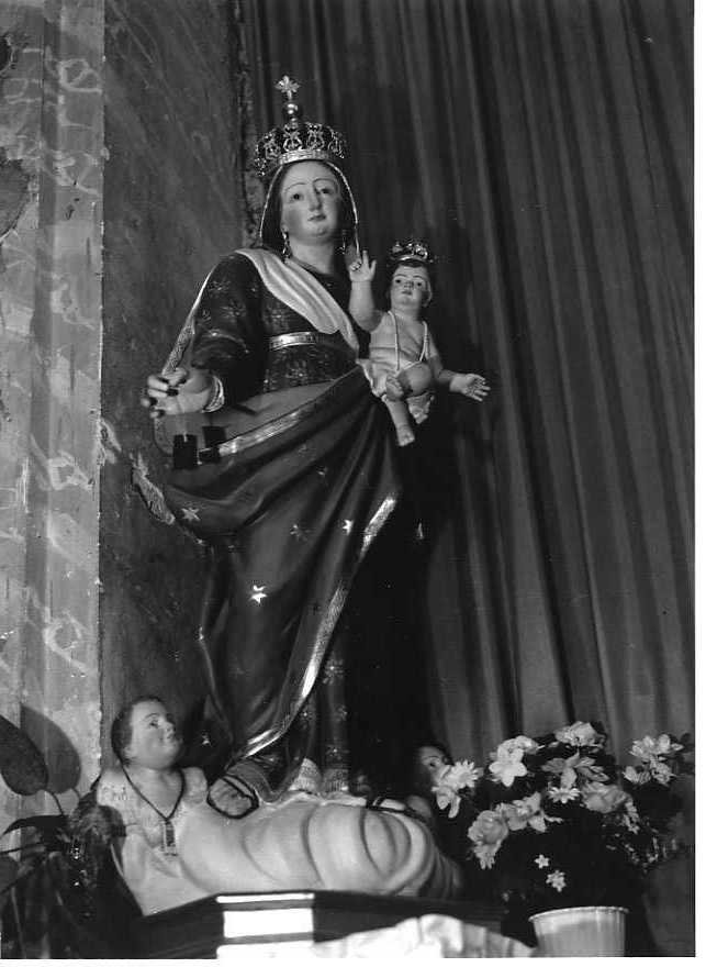 Madonna con Bambino (statua) - bottega campana (seconda metà sec. XVIII)