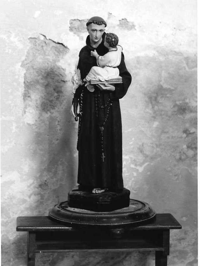 Sant'Antonio da Padova (statuetta) - bottega campana (inizio sec. XX)