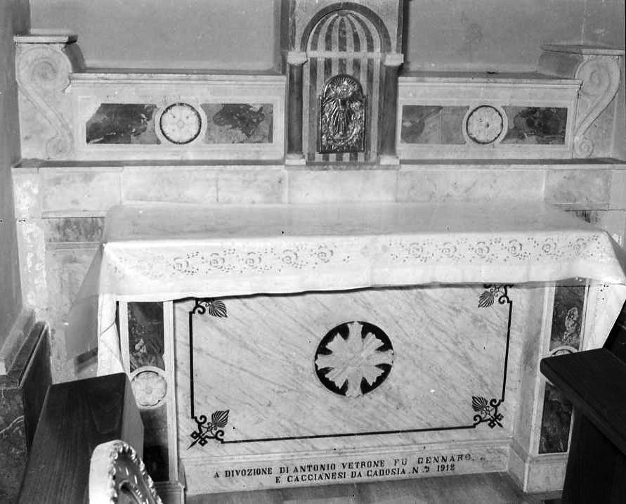 altare, serie - bottega campana (prima metà sec. XX)