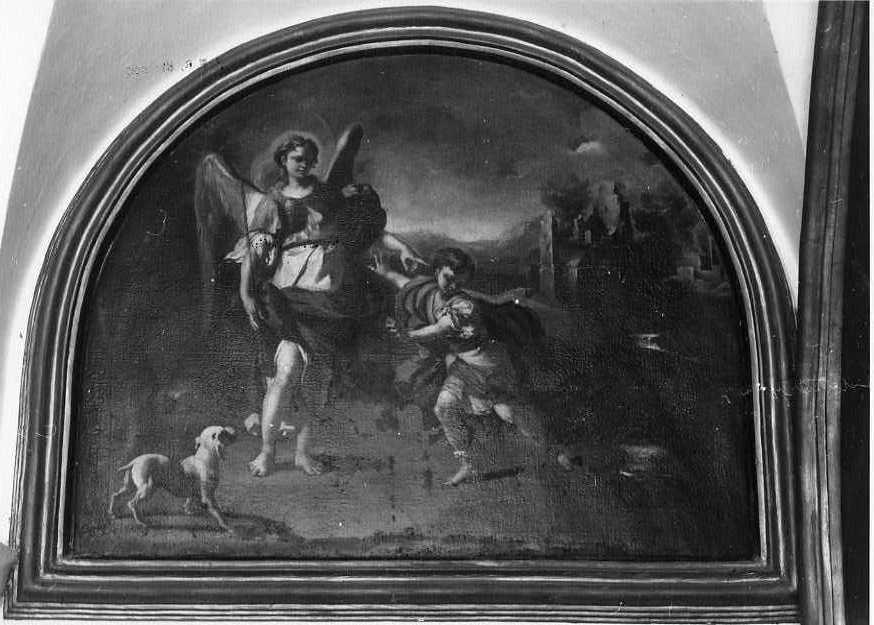 Tobia e l'Angelo (dipinto) di De Falco Paolo (attribuito) (prima metà sec. XVIII)