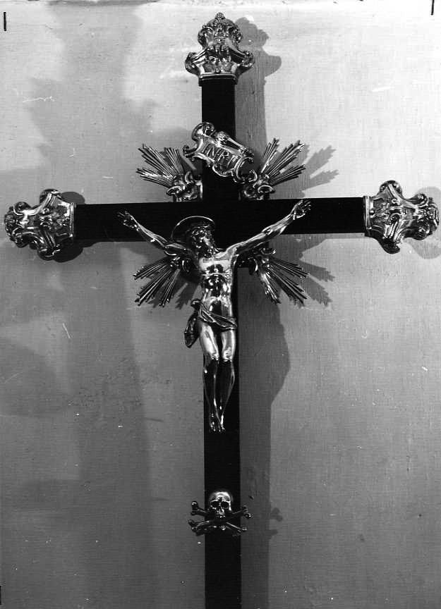 Cristo crocifisso (crocifisso) - bottega campana (seconda metà sec. XVIII)