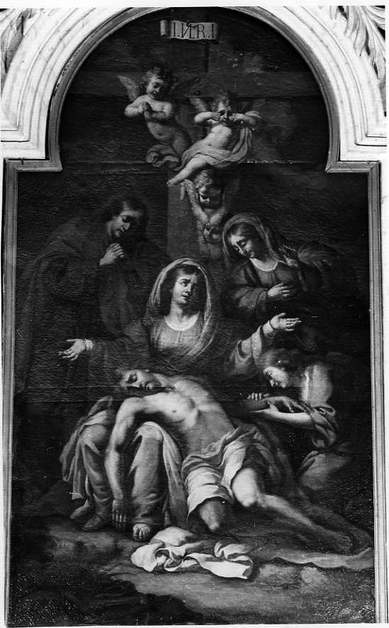 compianto sul Cristo morto (dipinto) - ambito campano (prima metà sec. XVIII)