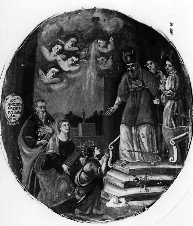 presentazione di Maria Vergine al tempio (dipinto) - ambito campano (prima metà sec. XIX)