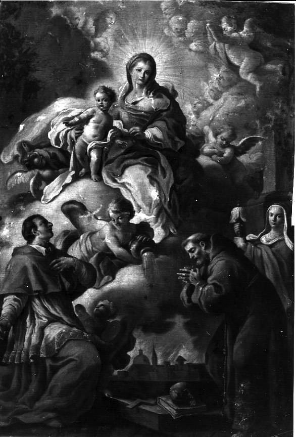 Madonna di Costantinopoli e Santi (dipinto) di De Falco Paolo (attribuito) (seconda metà sec. XVIII)