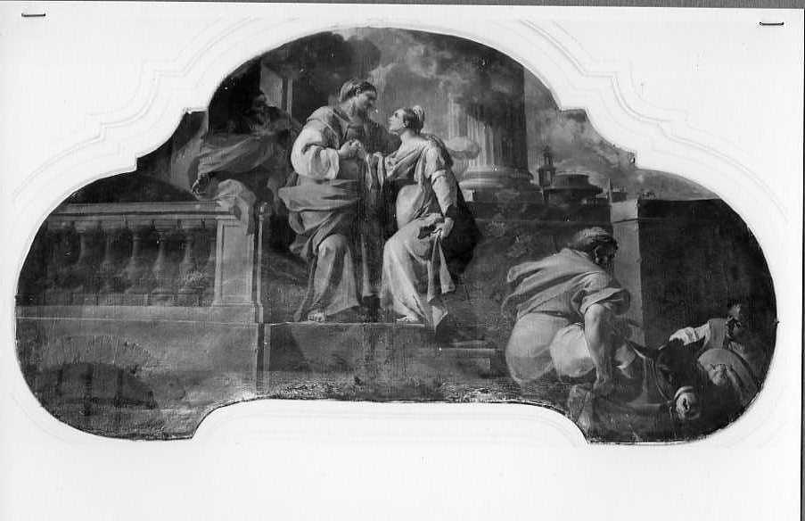 visitazione (dipinto) - ambito napoletano (prima metà sec. XVIII)