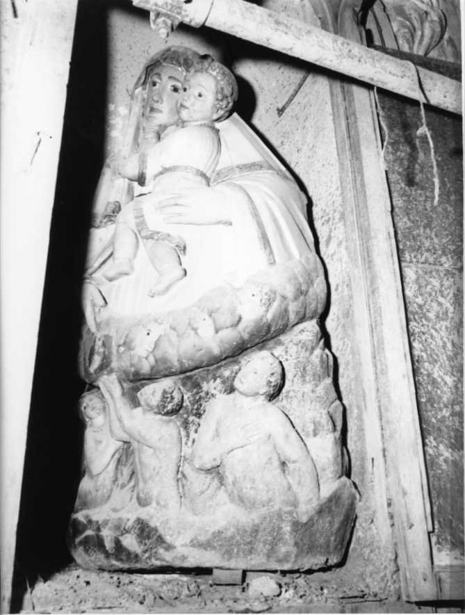 Madonna del Carmelo (scultura) - bottega campana (prima metà sec. XVII)