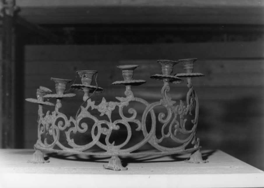 candelabro, serie - bottega campana (sec. XIX)