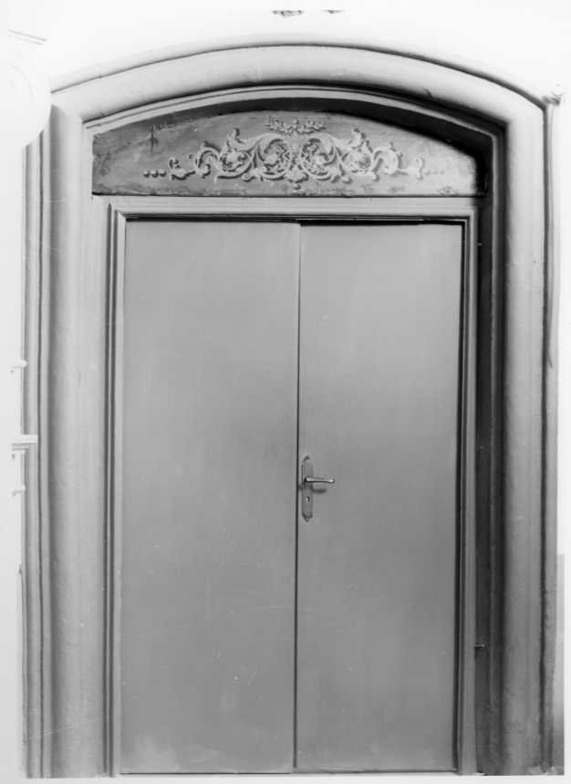 mostra di porta, serie - bottega campana (sec. XVIII)