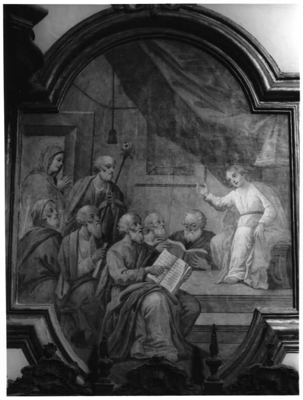 disputa di Gesù con i dottori nel tempio (dipinto) - ambito napoletano (fine sec. XVIII)