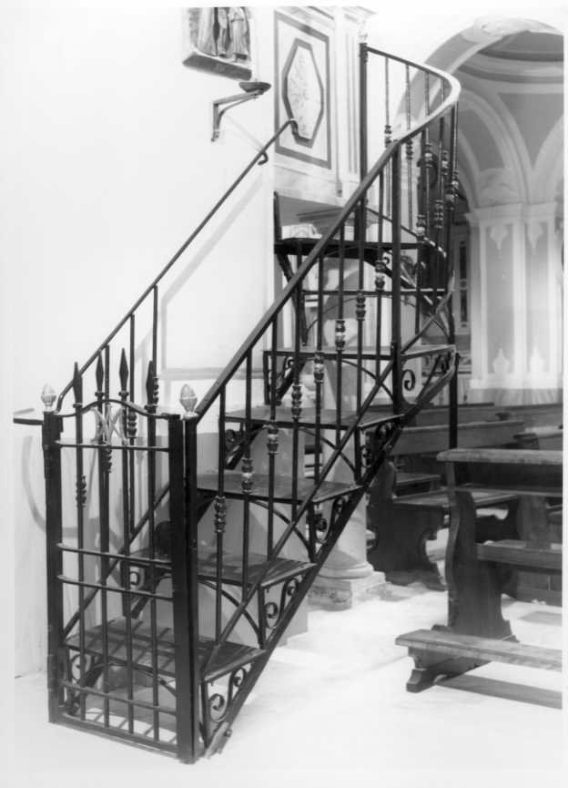 scala di pulpito - bottega campana (fine sec. XIX)