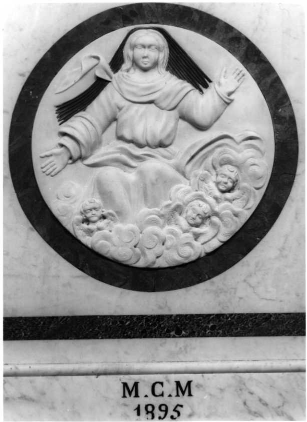 Madonna con angeli (rilievo) - bottega campana (sec. XIX)