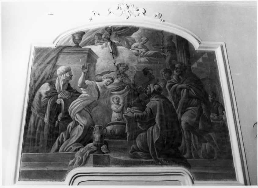 presentazione di Gesù al tempio (dipinto) - ambito napoletano (sec. XVIII)