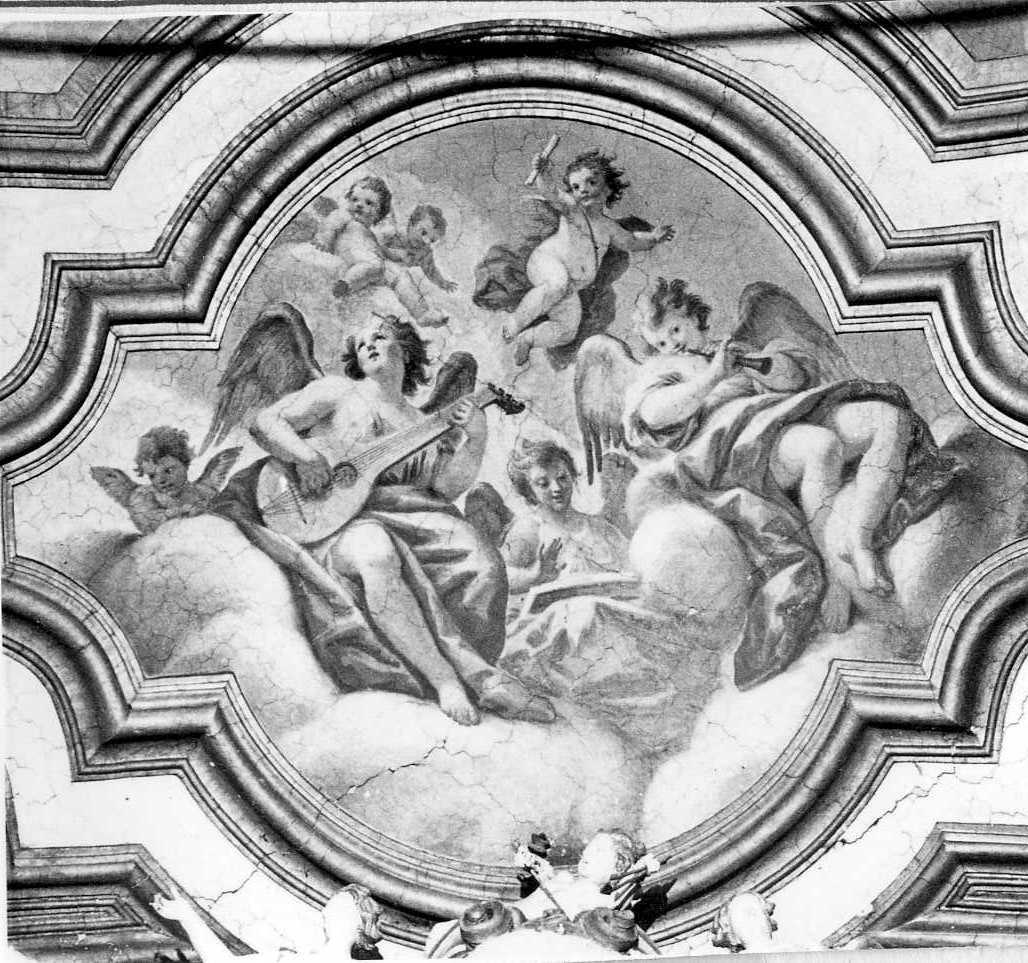 angeli musicanti (dipinto) di De Matteis Paolo (attribuito) (prima metà sec. XVIII)