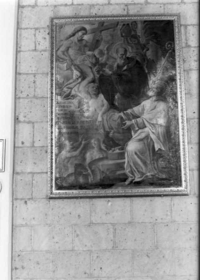 San Benedetto in gloria (dipinto) - ambito campano (sec. XVIII)