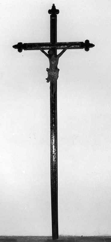 croce processionale - bottega campana (sec. XVIII)