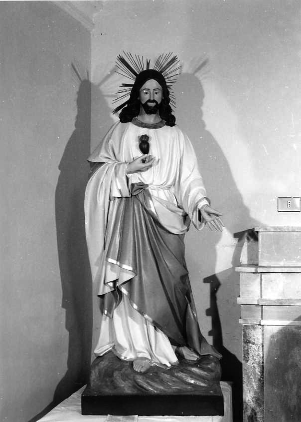 Cristo (statua) - bottega campana (prima metà sec. XX)